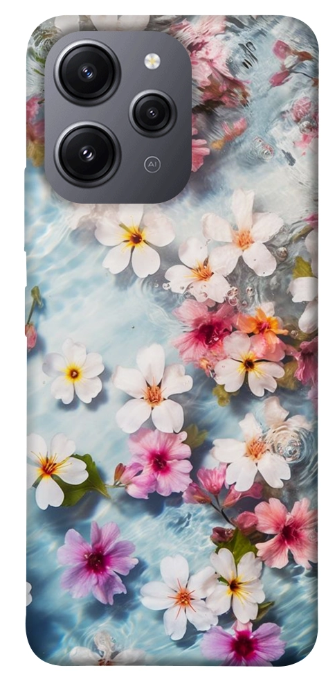 Чехол Floating flowers для Xiaomi Redmi 12