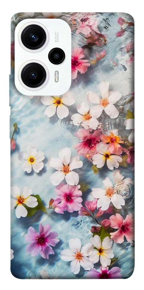 Чохол Floating flowers для Xiaomi Poco F5