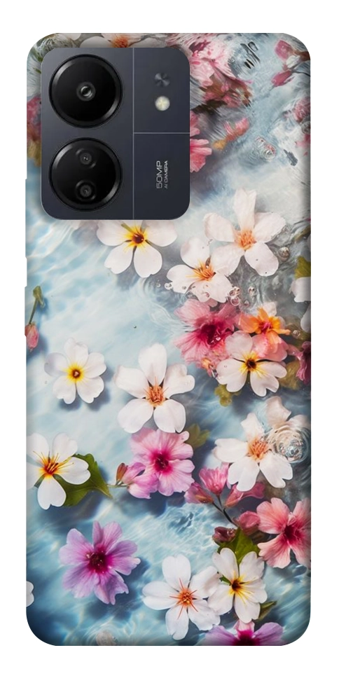 Чехол Floating flowers для Xiaomi Redmi 13C