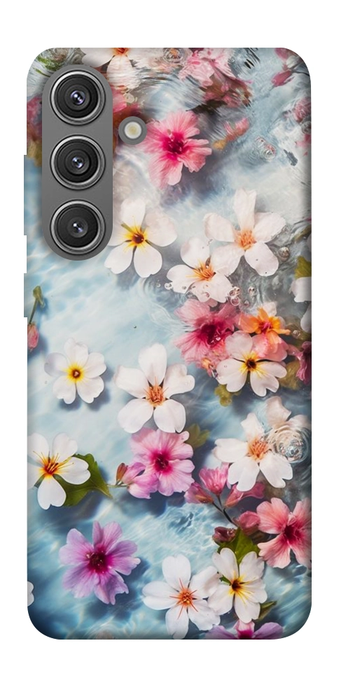 Чехол Floating flowers для Galaxy S24+