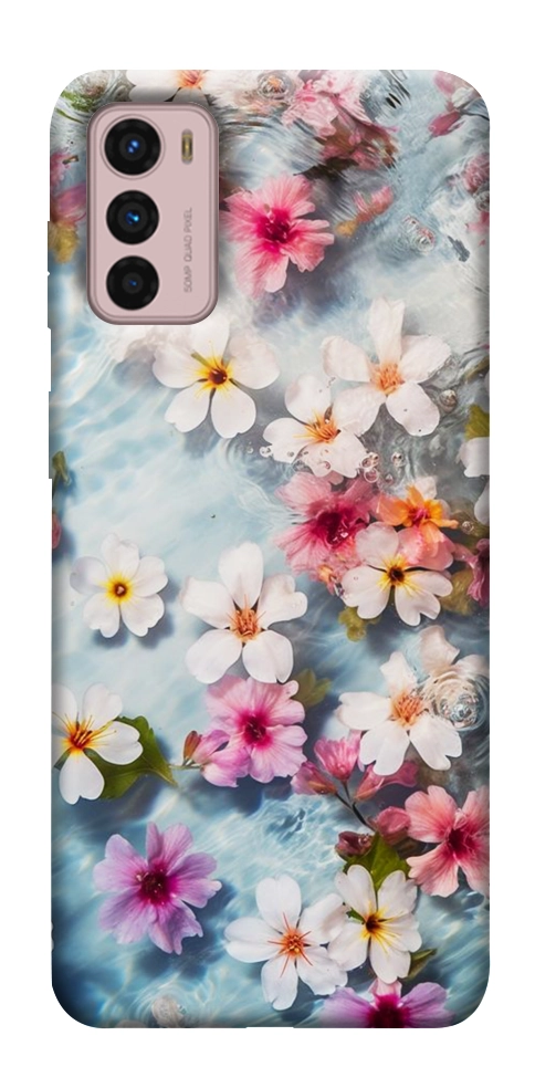 Чехол Floating flowers для Motorola Moto G42