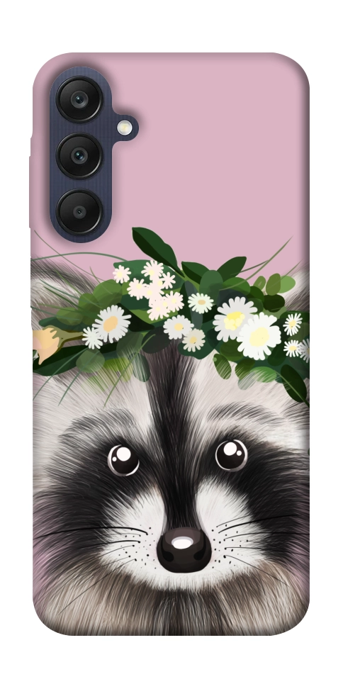 Чехол Raccoon in flowers для Galaxy A25 5G