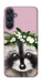 Чохол Raccoon in flowers для Galaxy A25 5G