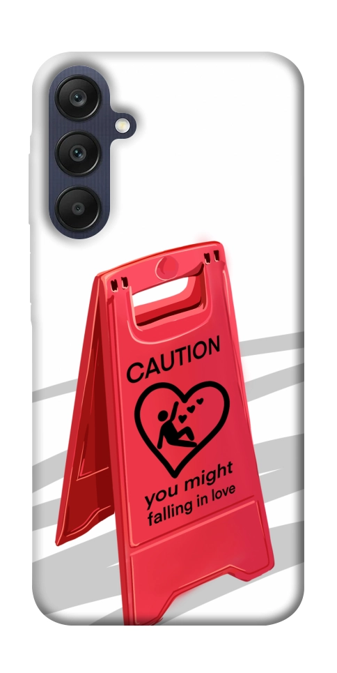 Чехол Caution falling in love для Galaxy A25 5G