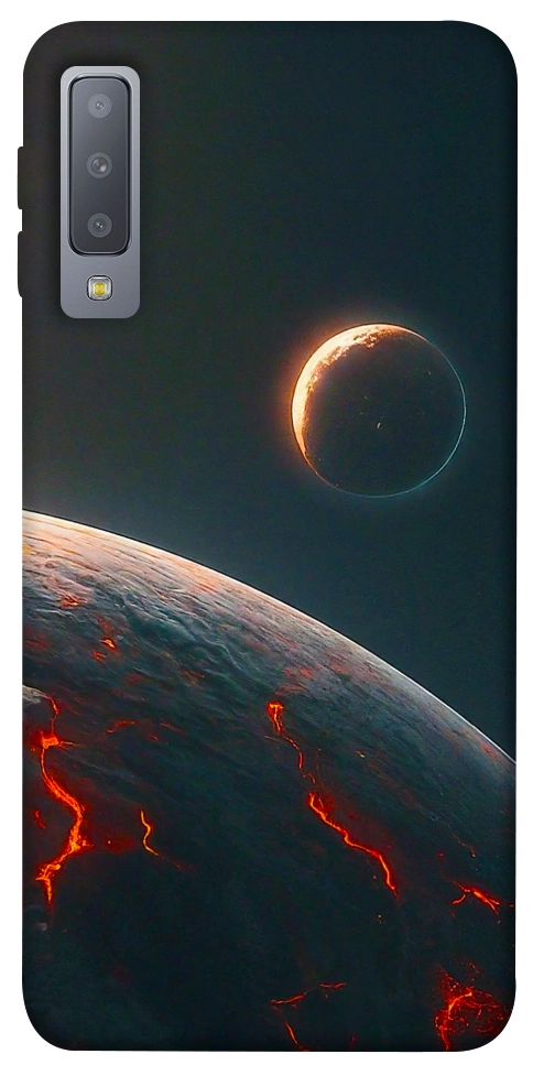 Чехол Lava planet для Galaxy A7 (2018)