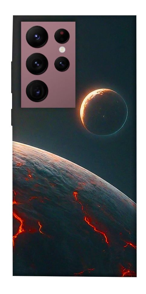 Чехол Lava planet для Galaxy S22 Ultra