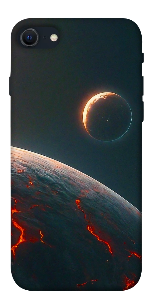 Чехол Lava planet для iPhone SE (2022)