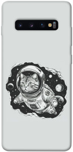 Чохол Кіт космонавт для Galaxy S10 Plus (2019)