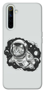 Чохол Кіт космонавт для Realme 6