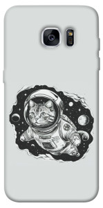 Чехол Кот космонавт для Galaxy S7 Edge