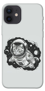 Чехол Кот космонавт для iPhone 12