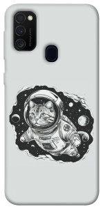 Чехол Кот космонавт для Samsung Galaxy M30s