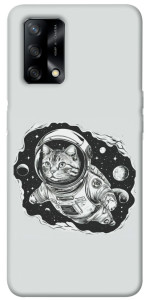 Чохол Кіт космонавт для Oppo A74 4G
