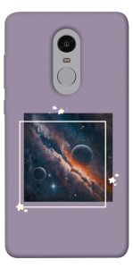 Чехол Космос в квадрате для Xiaomi Redmi Note 4 (Snapdragon)