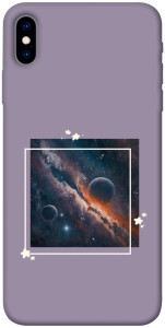 Чехол Космос в квадрате для iPhone XS (5.8")