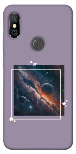 Чехол Космос в квадрате для Xiaomi Redmi Note 6 Pro