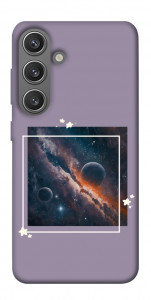 Чехол Космос в квадрате для Galaxy S24