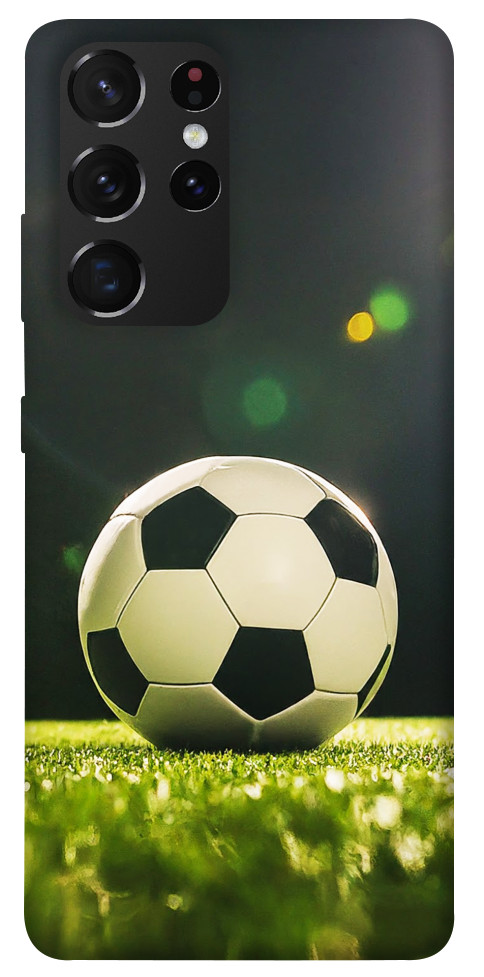 Чехол Футбольный мяч для Galaxy S21 Ultra