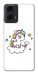 Чехол Единорог на облаке для Motorola Moto G04