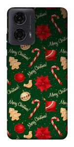 Чехол Merry Christmas для Motorola Moto G24