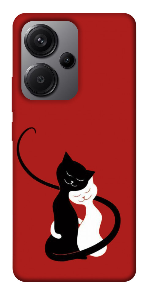 Чехол Влюбленные коты для Xiaomi Redmi Note 13 Pro+