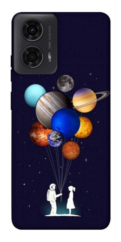 Чехол Галактика для Motorola Moto G04