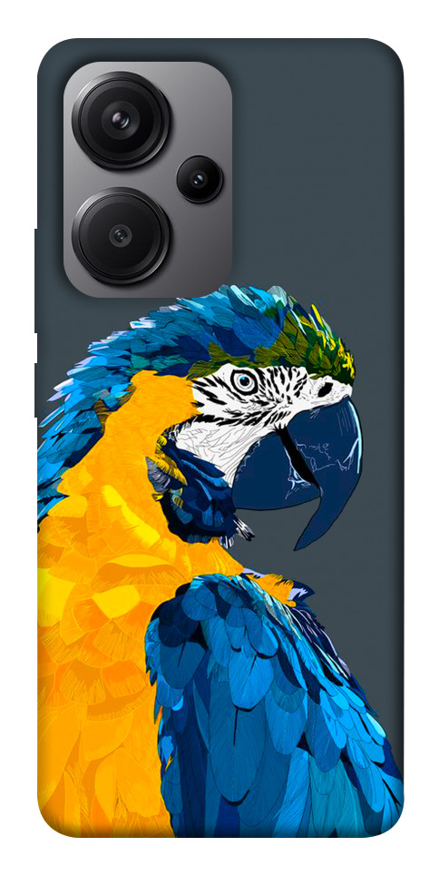 Чехол Попугай для Xiaomi Redmi Note 13 Pro+