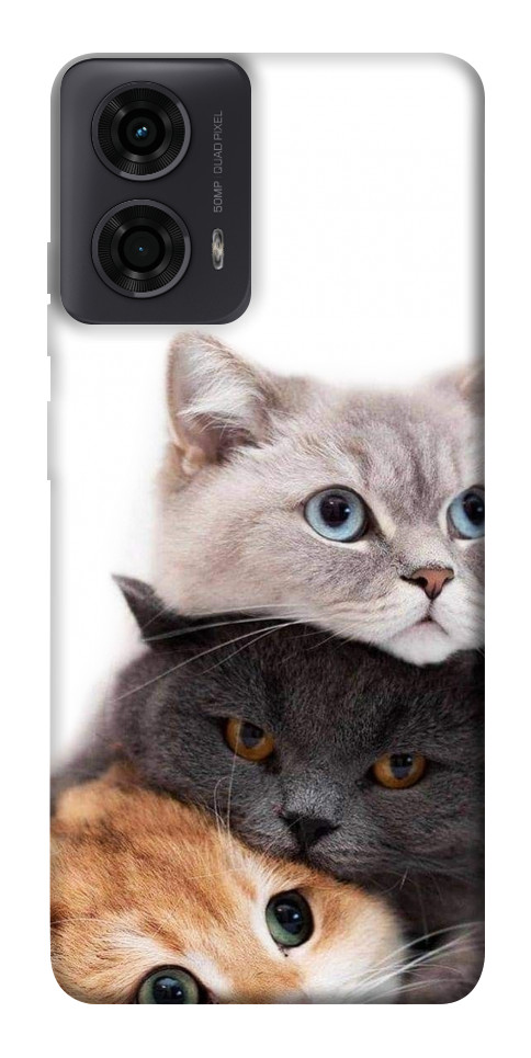 Чехол Три кота для Motorola Moto G24