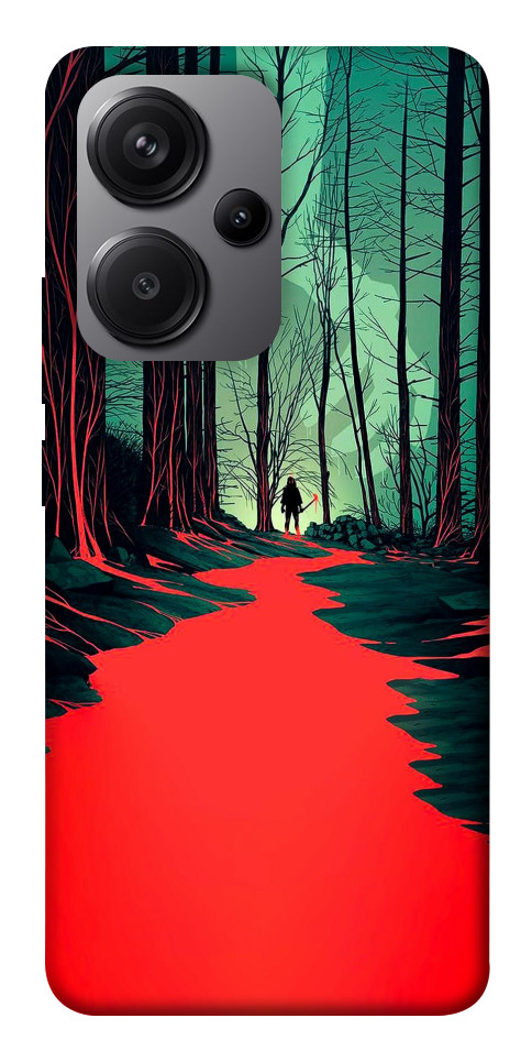 Чехол Зловещий лес для Xiaomi Redmi Note 13 Pro+