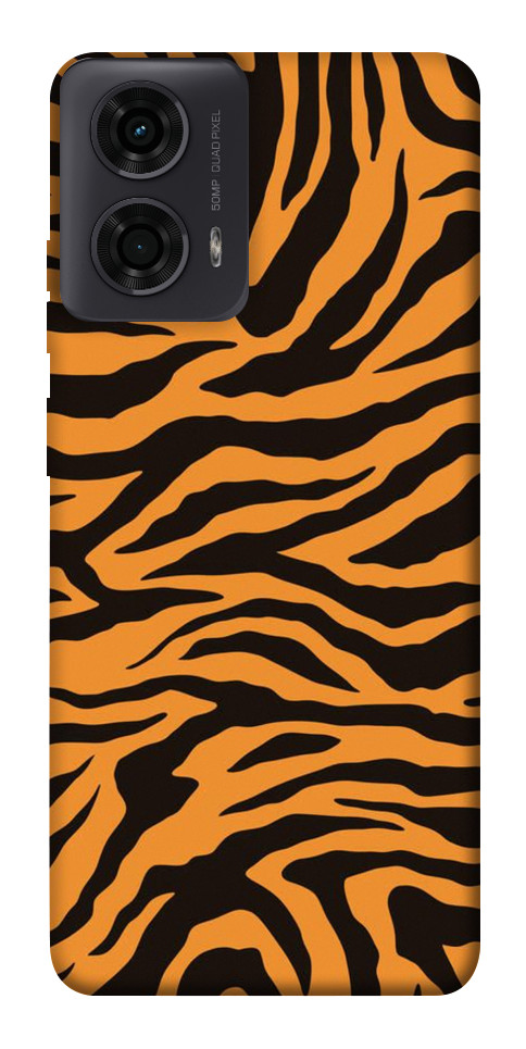 Чехол Tiger print для Motorola Moto G04