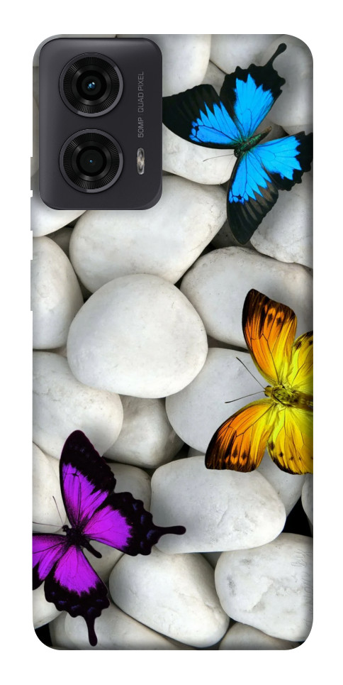 Чехол Butterflies для Motorola Moto G04