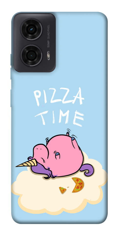 Чохол Pizza time для Motorola Moto G04