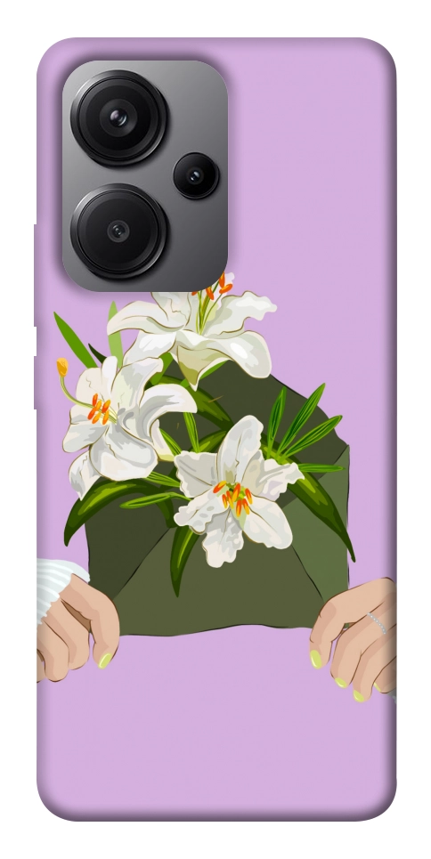 Чехол Flower message для Xiaomi Redmi Note 13 Pro+