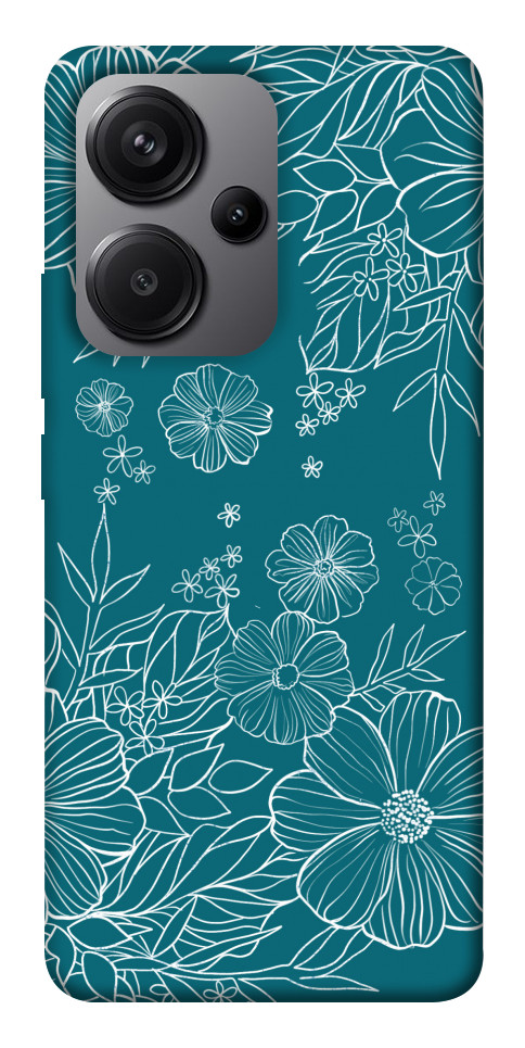 Чохол Botanical illustration для Xiaomi Redmi Note 13 Pro+