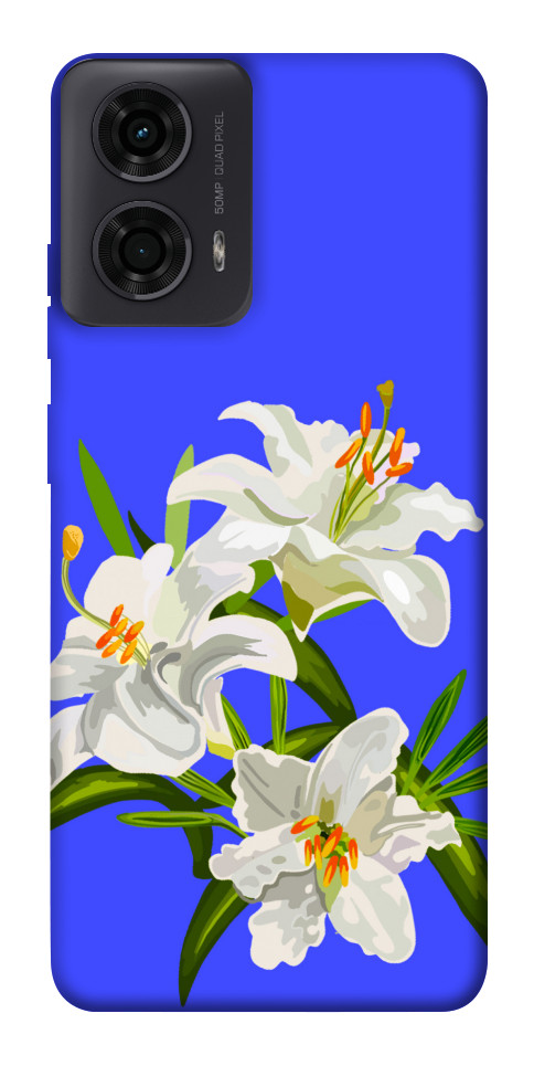 Чехол Three lilies для Motorola Moto G04