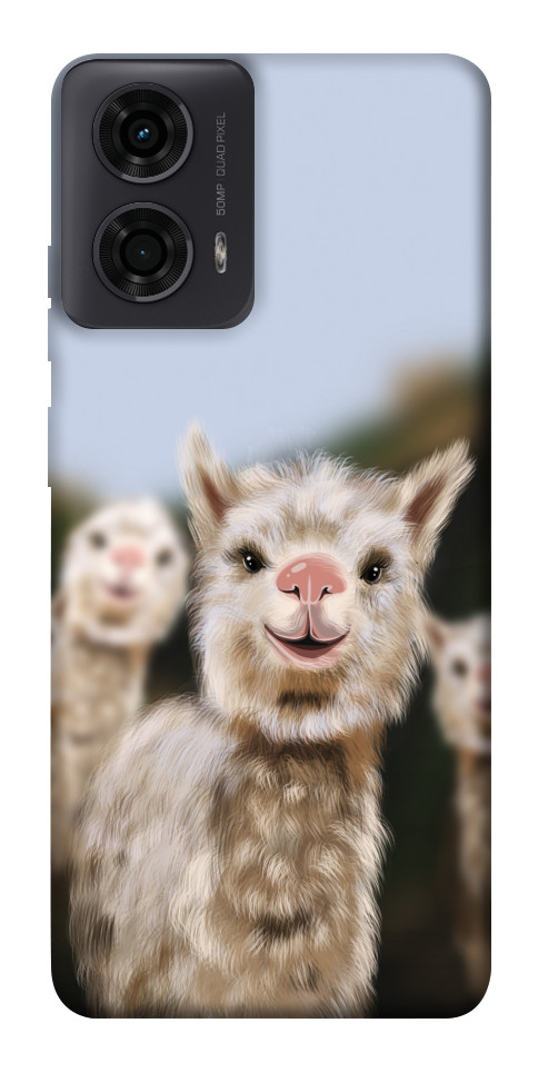 Чехол Funny llamas для Motorola Moto G04