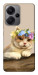 Чехол Cat in flowers для Xiaomi Redmi Note 13 Pro+