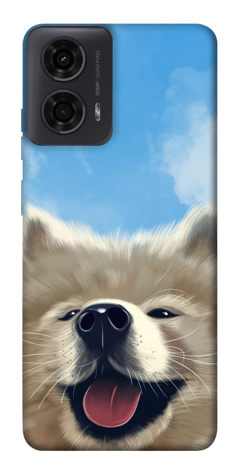 Чехол Samoyed husky для Motorola Moto G24