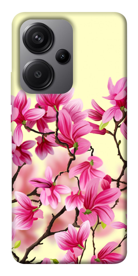 Чехол Цветы сакуры для Xiaomi Redmi Note 13 Pro+