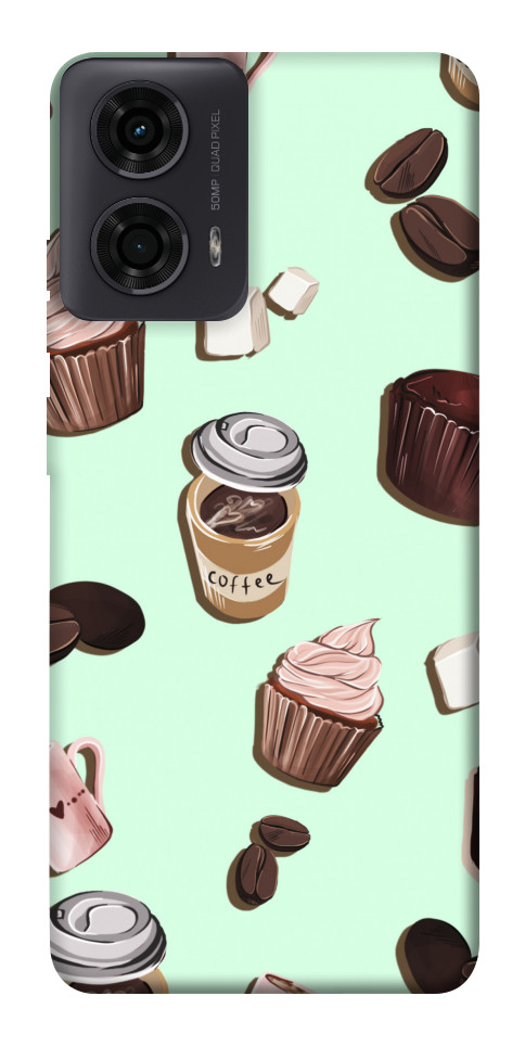 Чохол Coffee and sweets для Motorola Moto G04