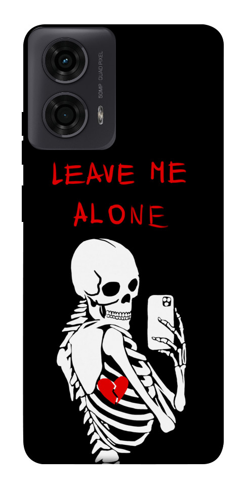 Чехол Leave me alone для Motorola Moto G24