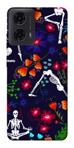 Чохол Yoga skeletons для Motorola Moto G24