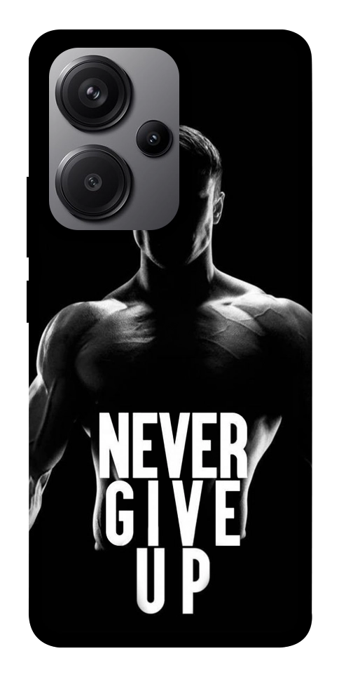 Чехол Never give up для Xiaomi Redmi Note 13 Pro+