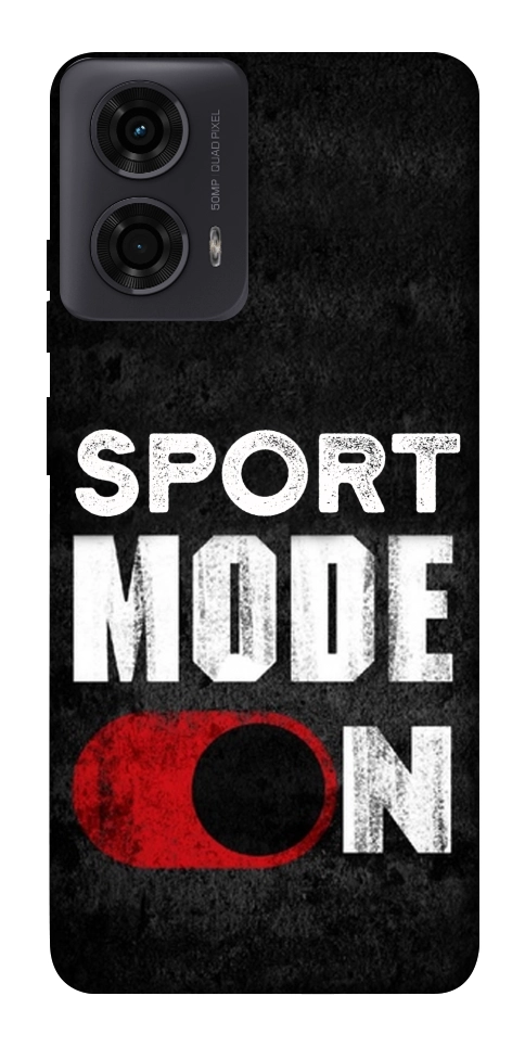 Чехол Sport mode on для Motorola Moto G24