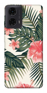 Чехол Tropic flowers для Motorola Moto G24