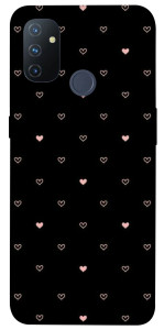 Чехол Сердечки для OnePlus Nord N100