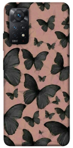Чехол Порхающие бабочки для Xiaomi Redmi Note 11 Pro 5G