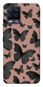 Чехол Порхающие бабочки для Realme 8