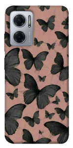 Чехол Порхающие бабочки для Xiaomi Redmi Note 11E