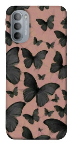 Чехол Порхающие бабочки для Motorola Moto G31